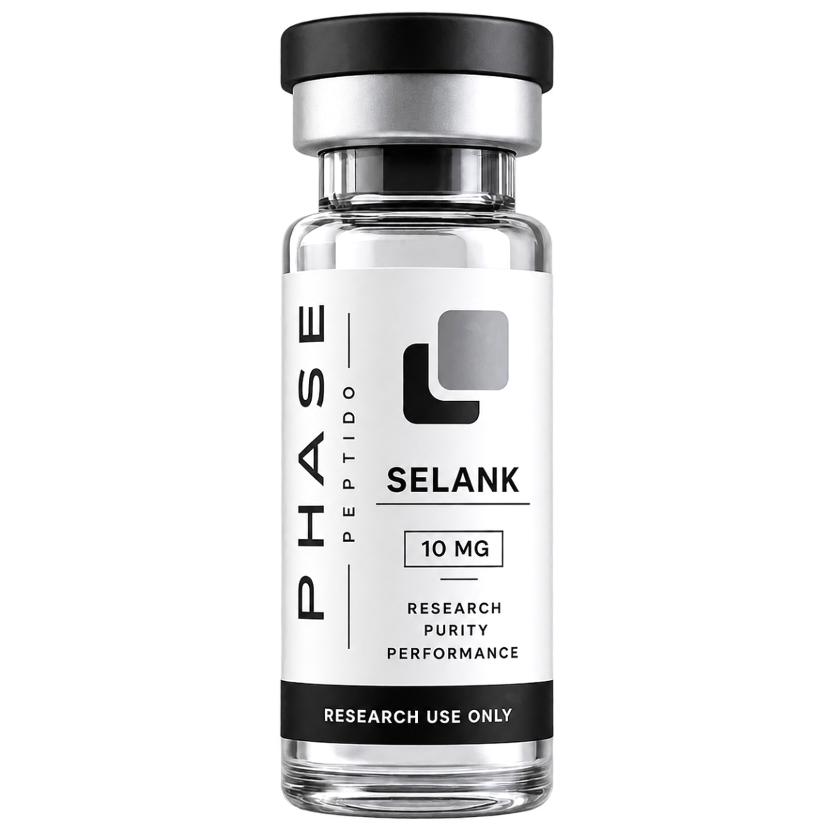 Selank 5mg research peptide vial