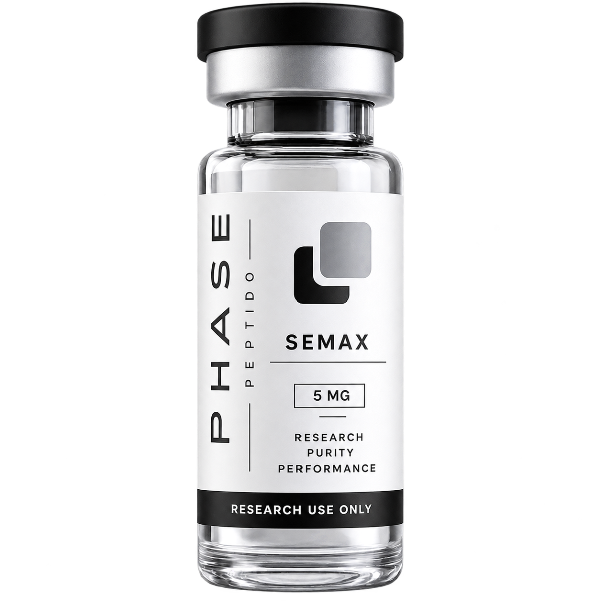 Semax 5mg research peptide vial